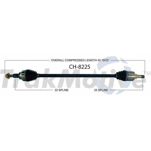 Surtrack Axle Cv Axle Shaft, Ch-8225 CH-8225 - main